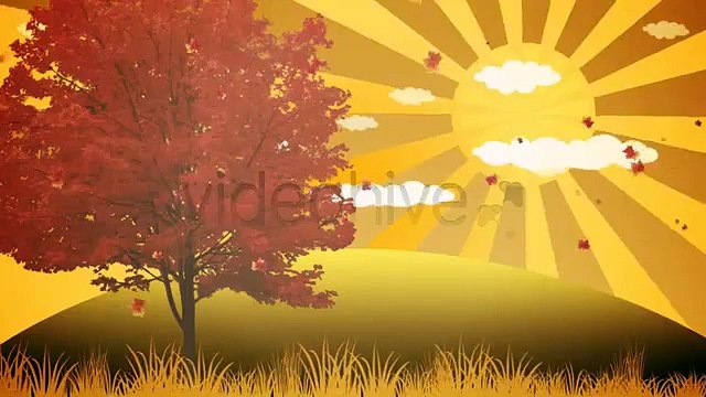 Autumn Kids Cartoon - motion graphics element from Videohive