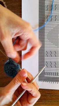 Tricoter une torsade à droite sur 4 mailles