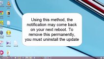 How to Remove or Hide the Get Windows 10 Notification