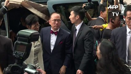 Hong Kong former leader charged over corruption