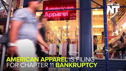 American Apparel Files For Bankruptcy
