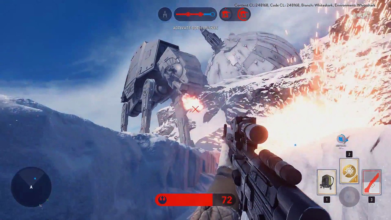 ASSAULT ON HOTH! - Star Wars_ Battlefront Gameplay (Walker Assault)