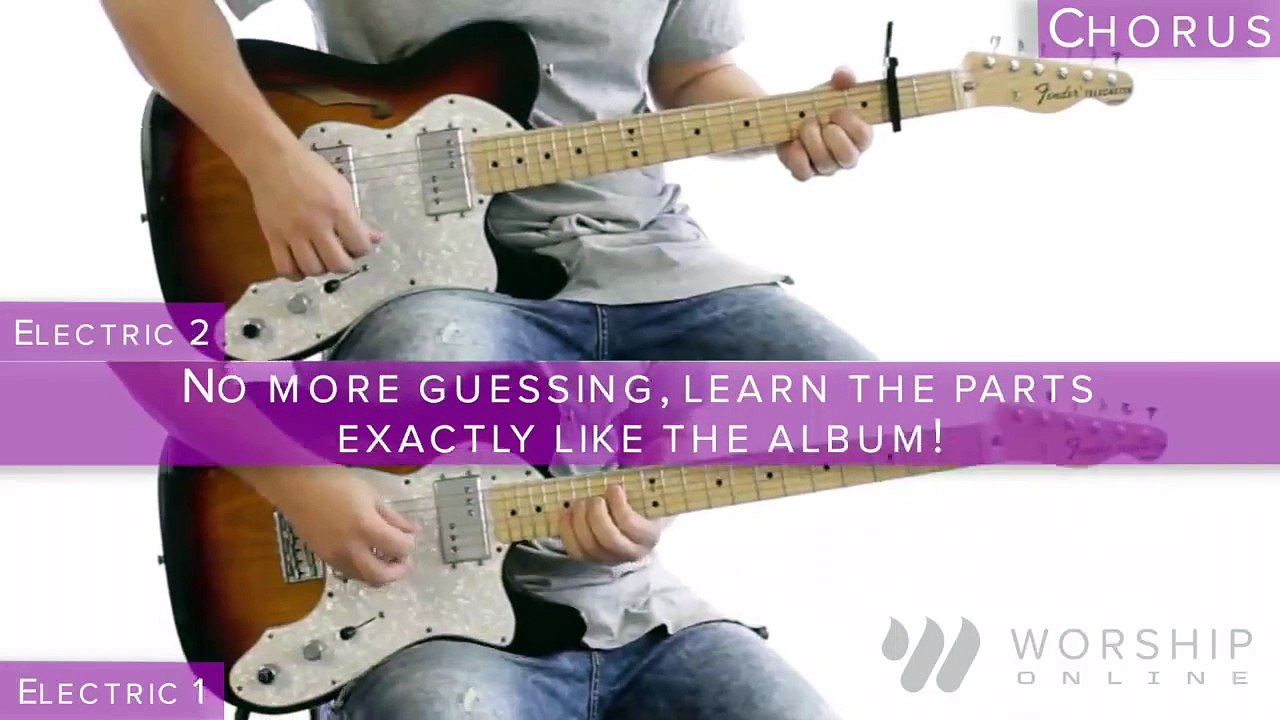 Good Good Father - Chris Tomlin - Electric And Acoustic Guitar Tutorial