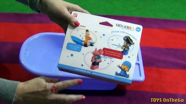 Pocoyo Bath Figure Set Bandai - Juguetes de Pocoyo