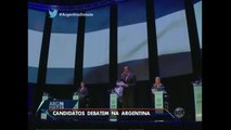 Candidatos à Presidência fazem debate histórico na Argentina