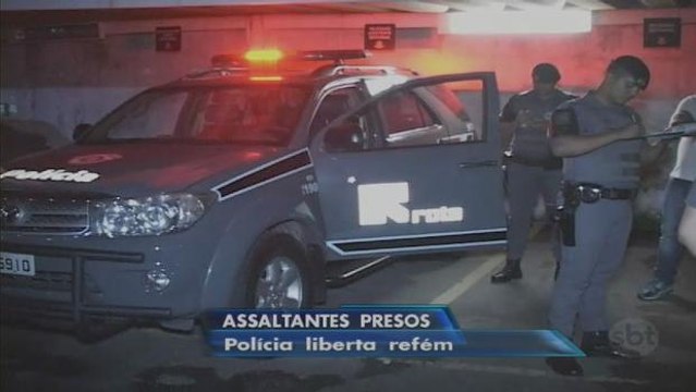 Três criminosos são presos durante sequestro-relâmpago em São Paulo