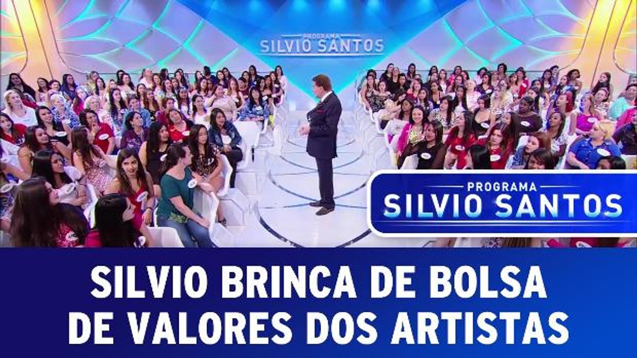 Silvio brinca de Bolsa De Valores Dos Artistas