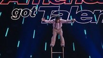 Americas Got Talent 2015 S10E09 Judge Cuts - Uzeyer Novruzov Ladder Acrobat
