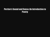 Perrine's Sound and Sense: An Introduction to Poetry Read PDF Free