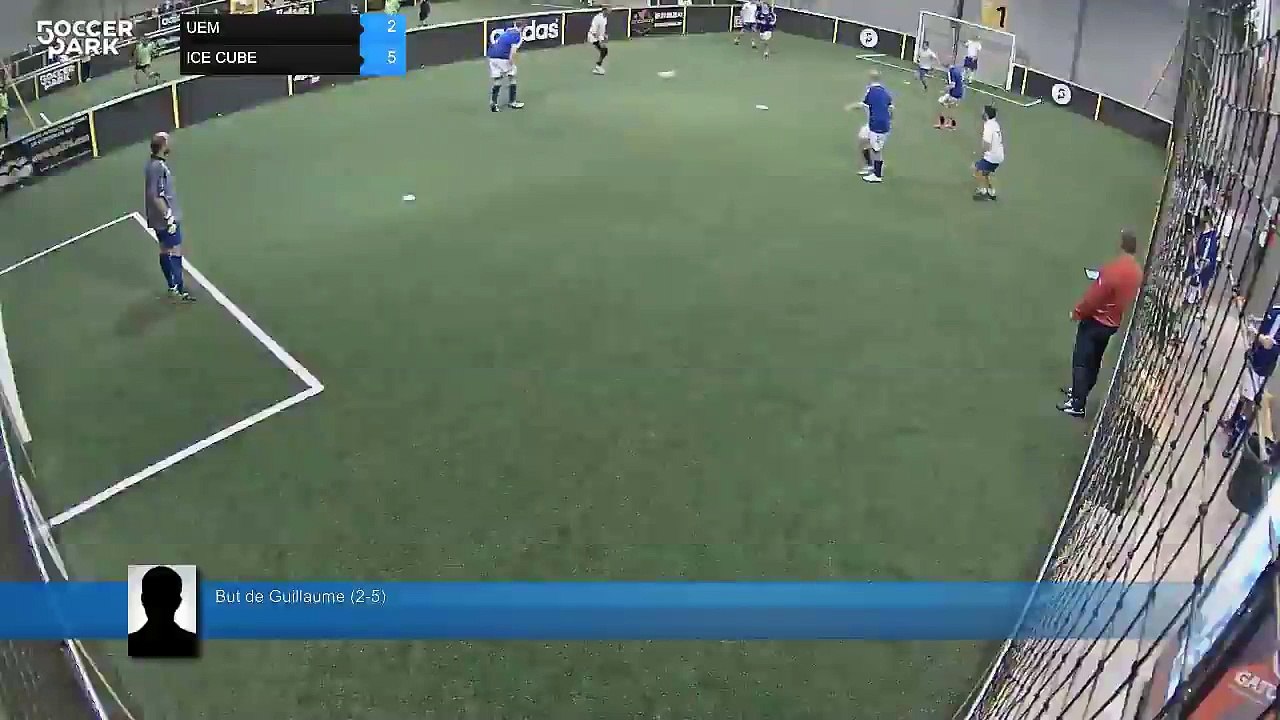 But de Guillaume (2-5) - UEM Vs ICE CUBE - 05/10/15 20:00 - Ligue Lundi 15 - Metz Soccer Park