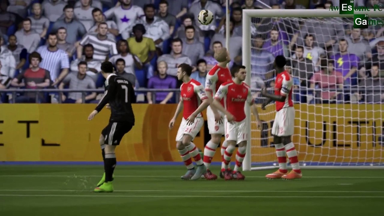 FIFA 15 Rabona Free Kick Tutorial