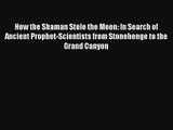 How the Shaman Stole the Moon: In Search of Ancient Prophet-Scientists from Stonehenge to the