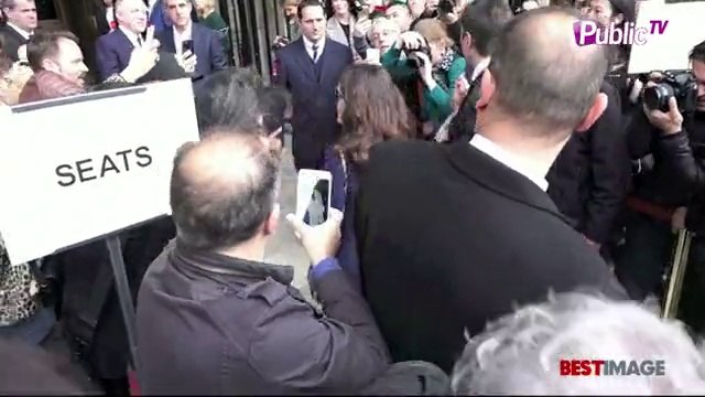 Exclu Vidéo : François-Henri Pinault et Salma Hayek : un couple très complice au défilé Stella McCartney !