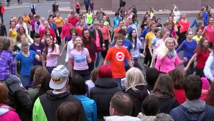 Rīgas Sporta Nakts Flashmob video 2014