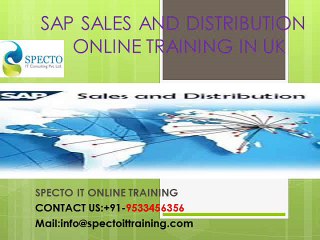 sap sd online training in uk