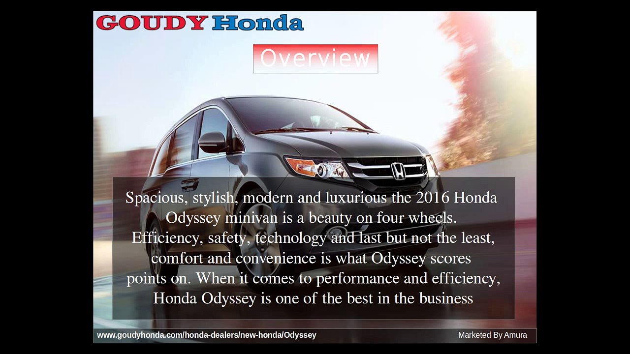Goudy Honda - Buy 2016 Honda Odyssey Alhambra CA