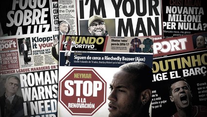 Abramovich met la pression sur Mourinho, Neymar refroidit le Barça !