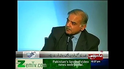 Javed Chaudhry Remarks about CM Shahbaz Sharif