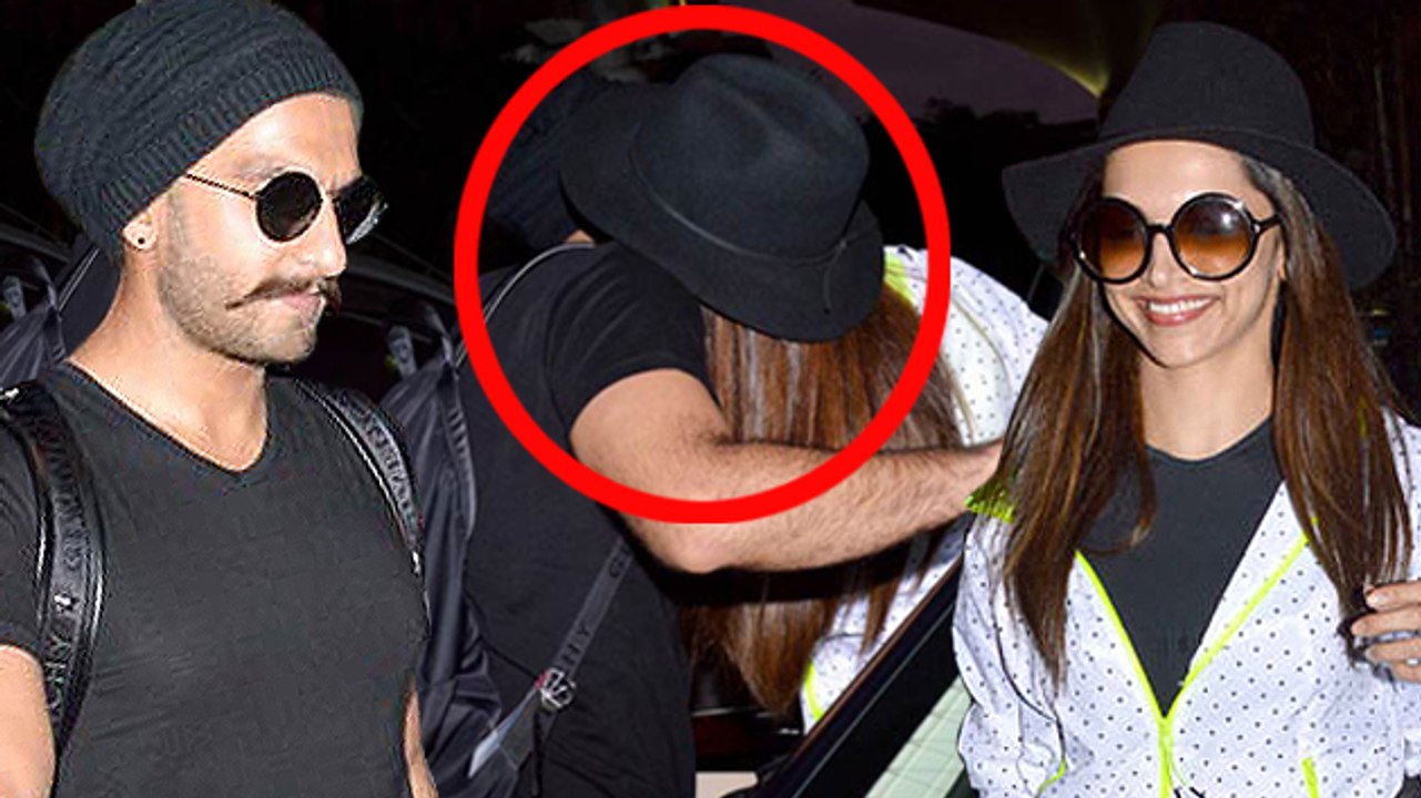Ranveer Singh And Deepika Padukone KISS In Public