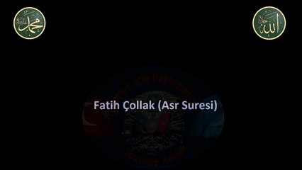 Asr Suresi Fatih Çollak hoca
