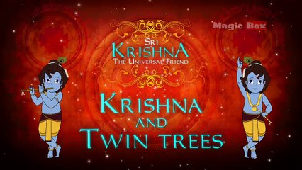 Krishna And Twin Trees - Sri Krishna In Hindi - Animated/Cartoon Stories For Children