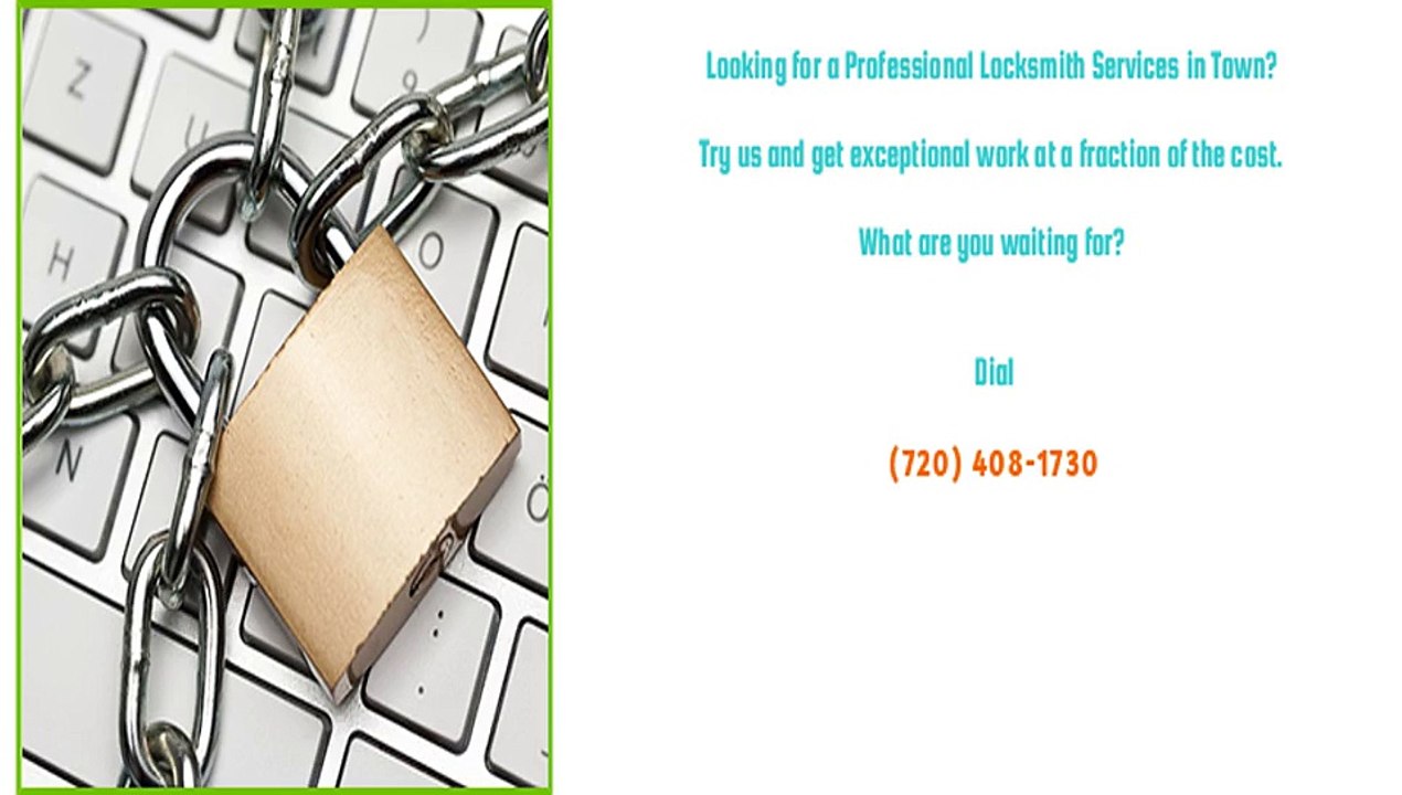 Commerce City, CO Locksmith Services