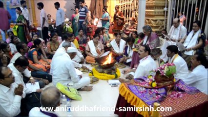 Aniruddha Bapu - Shree Dattamala Kaivalya Yag at Shree Aniruddha Gurukshetram - 12 September 2015.