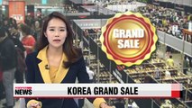 Stores slash prices by up to 90% during Korea Grand Sale event