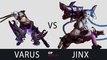 Varus VS Jinx - SKT T1 Faker VS SAMSUNG Fury, KR LOL Challenger