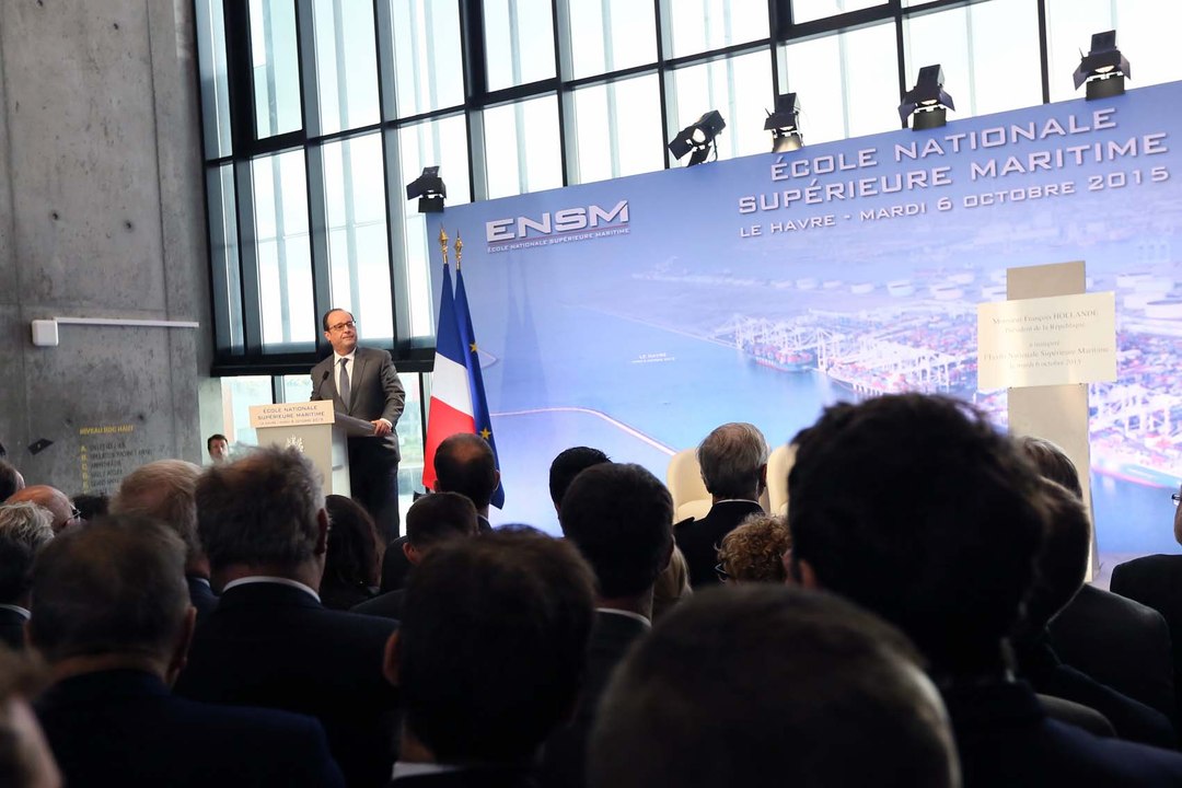 Discours lors de l'inuguration de l'école nationale supérieure maritime