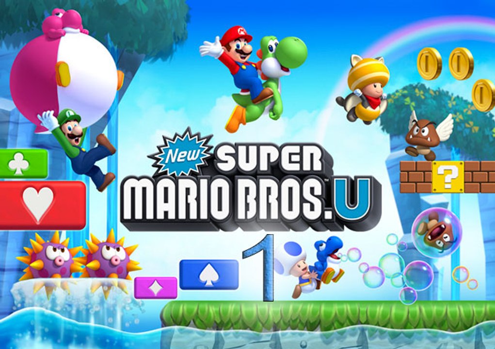 Let's Play New Super Mario Bros. U (100%) - Part 1 (Deutsch) (Willkommen in Eichenhain!)