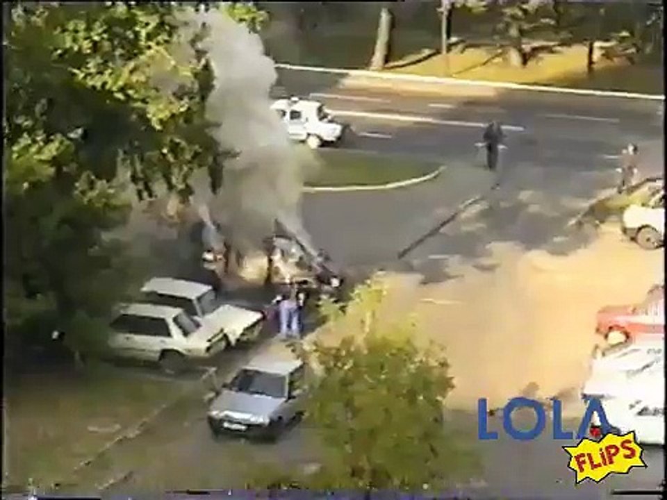 Massive van explosion