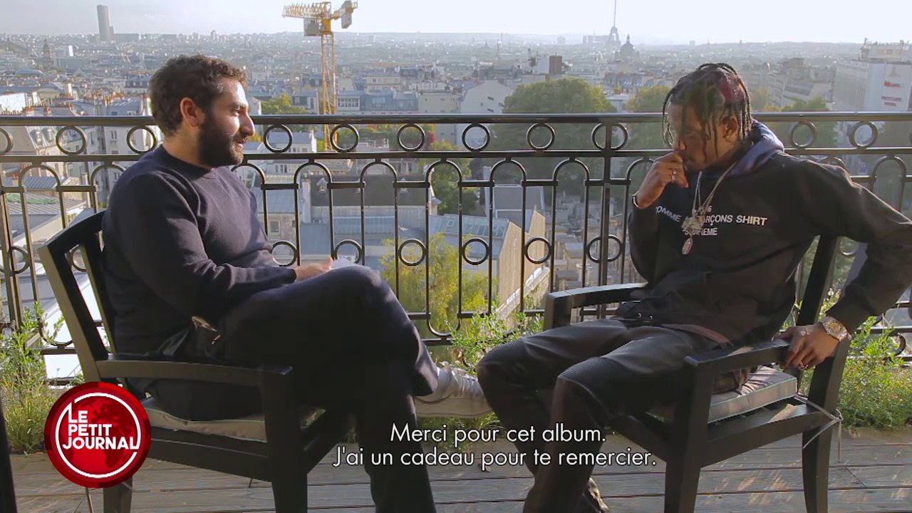Mouloud et Travis Scott - Le Petit Journal du 07/10 - CANAL+
