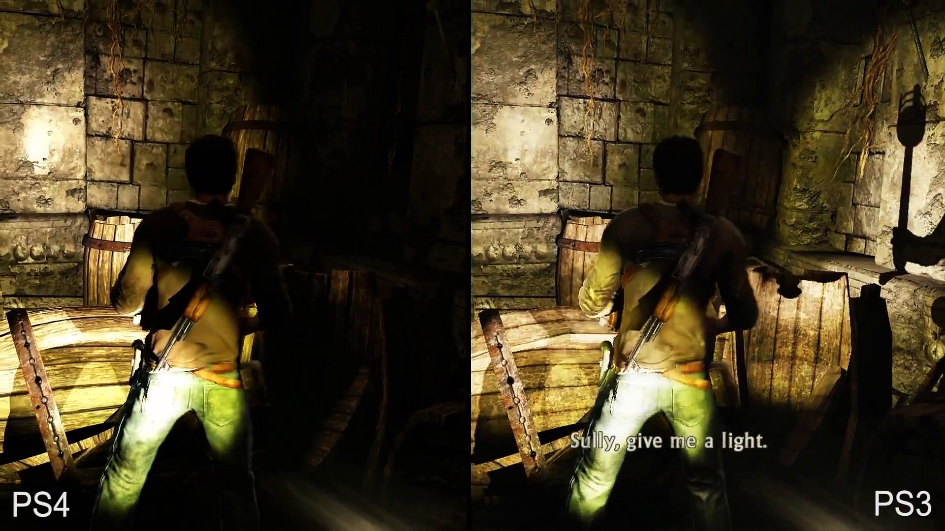 Uncharted 2 Among Thieves PS4 vs PS3 Graphics Comparison - video Dailymotion