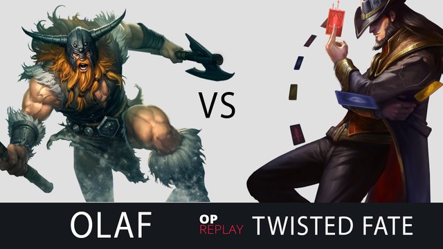 [Highlights] Olaf VS Twisted Fate - SKT T1 Faker VS Scout, KR LOL SoloQ