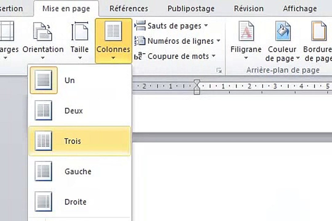 Word 2007/2010/2013- Numéroter une partie du document - Saut de section, En-tête_Pied de page