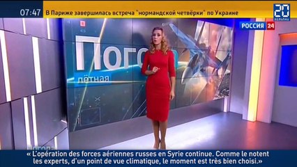 Russie : une présentatrice météo décrit un "temps idéal pour bombarder la Syrie"
