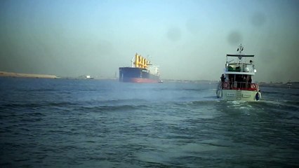 زيارة الزند والمفتى لقناة السويس الجديدة مايو 2015