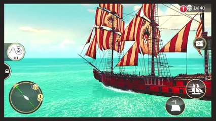 Assassin's Creed Pirates Fearless ship customization Android gameplay