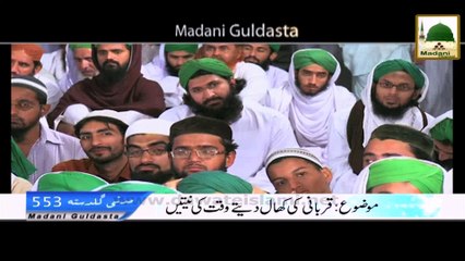 Qurbani Ki Khalain Detay Waqt Niyatain - Maulana Imran Attari - Madani Guldasta 553