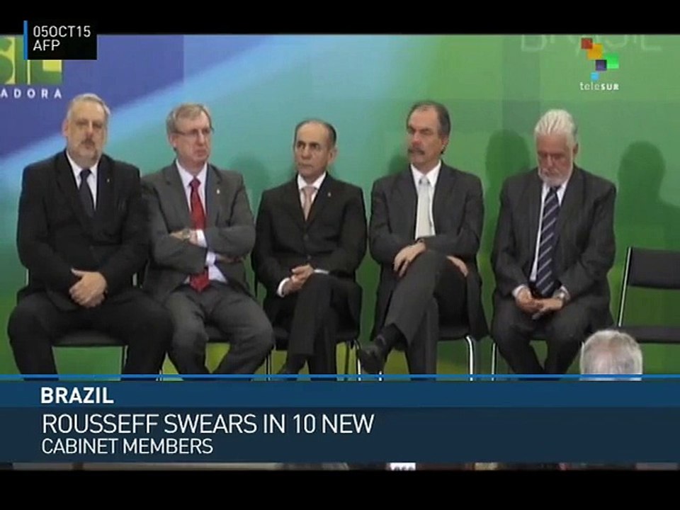Brazil: Rousseff Swears in 10 New Cabinet Ministers