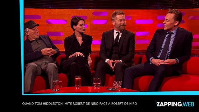 Quand Tom Hiddleston imite Robert De Niro face à Robert De Niro
