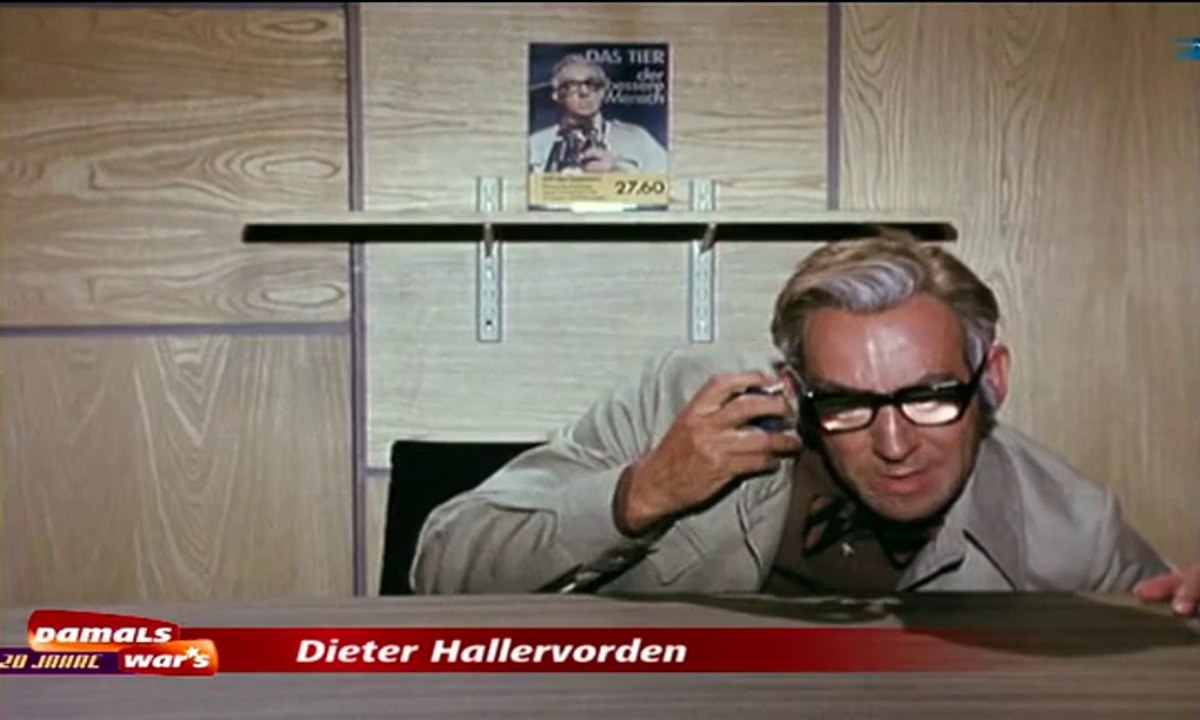Didi Hallervorden als Professor Grzimek 1972