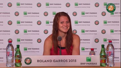 10. Press conference Lucie Safarova 2015 French Open   Semifinals