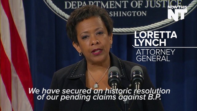 B.P. Given Largest Fine Ever For Deepwater Horizon Oil Spill