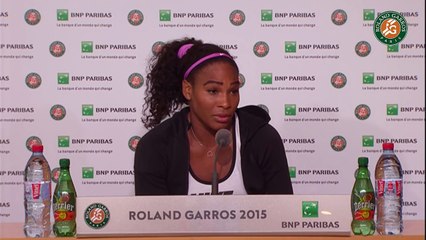 16. Press conference Serena Williams   Quarterfinal