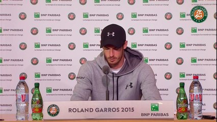 38. Press conference Andy Murray 2015 French Open   R32