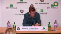 42. Press conference Tomas Berdych 2015 French Open   R32