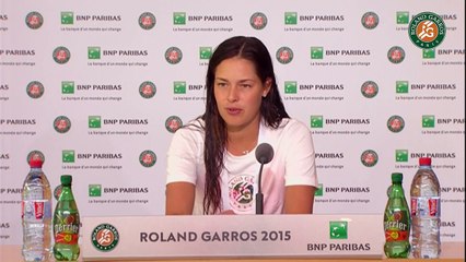 46. Press conference Ana Ivanovic 2015 French Open   R64