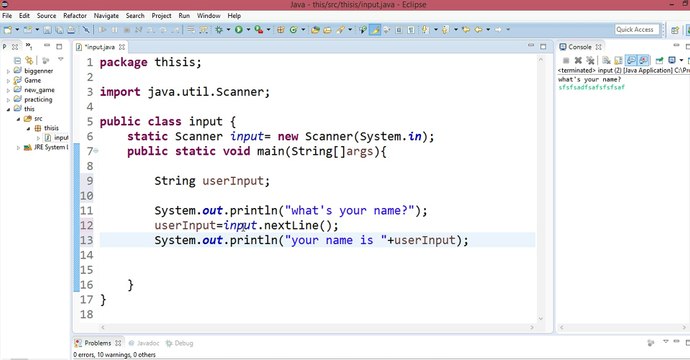 java most beginner programming urdu tutorial part 4 .input ,output and calculator